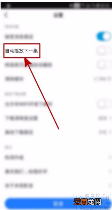 央视影音APP开启自动播放下一集的方法