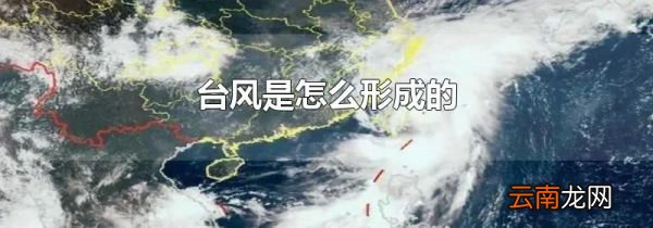 台风是怎么形成的