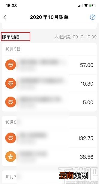 支付宝APP查看花呗账单明细的方法步骤