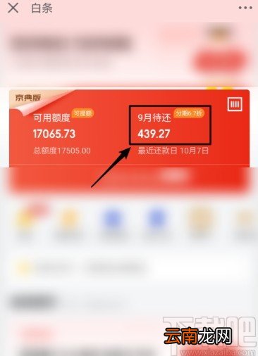 京东金融APP提前归还白条欠款的方法