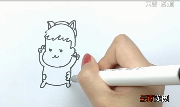 孩子简笔画