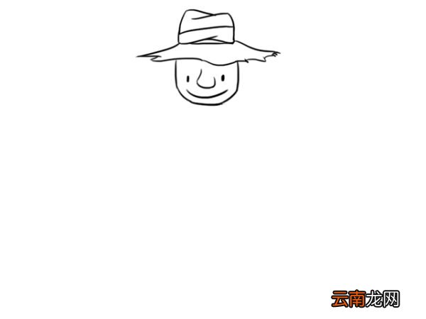 稻草人简笔画 稻草人简笔画画法