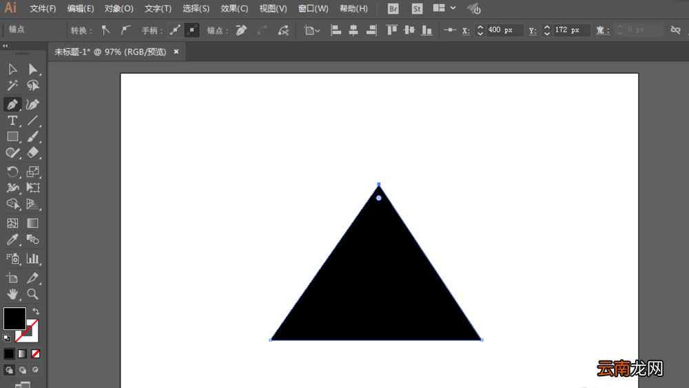 ai制作出山峰LOGO详细操作步骤