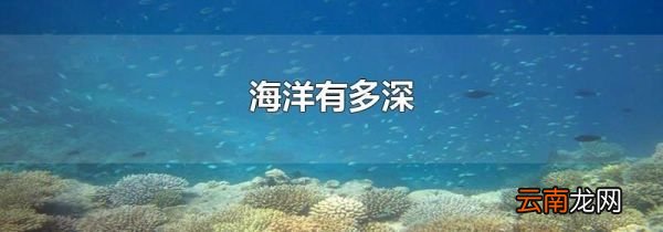 海洋有多深