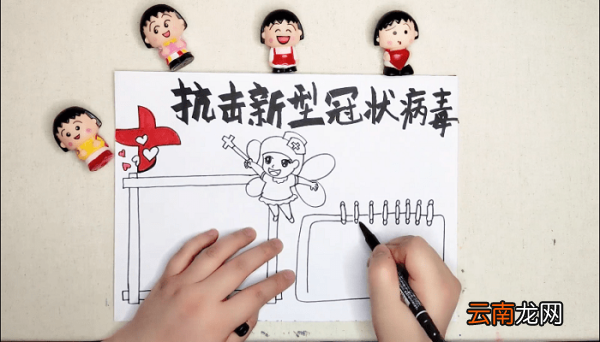 抗击新型冠状病毒手抄报 抗击新型冠状病毒画报