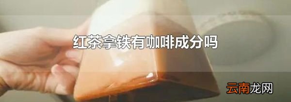 红茶拿铁有咖啡成分吗