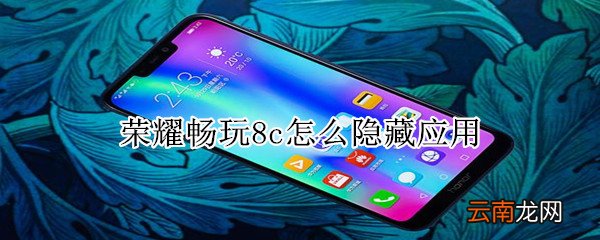 荣耀畅玩8c怎么隐藏应用