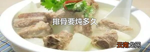 排骨要炖多久