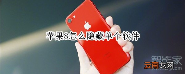 苹果8怎么隐藏单个软件