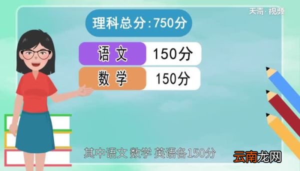 高考理科总分高考各科多少分满分