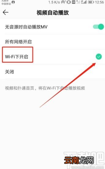 QQ音乐APP设置WiFi下自动播放视频的方法