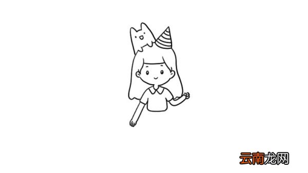 儿童节小朋友装扮简笔画怎么画儿童节小朋友装扮简笔画画法