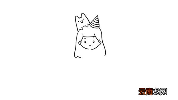 儿童节小朋友装扮简笔画怎么画儿童节小朋友装扮简笔画画法