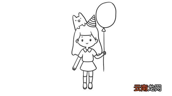 儿童节小朋友装扮简笔画怎么画儿童节小朋友装扮简笔画画法