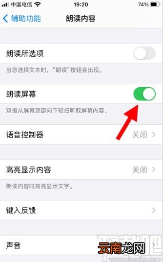 iPhone打开Siri朗读功能的方法