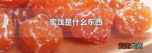 蜜饯是什么东西