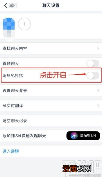 钉钉app设置消息免打扰的方法