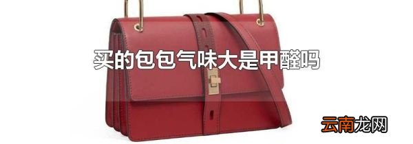 买的包包气味大是甲醛吗