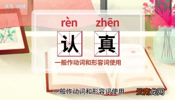 认真的意思 认真的意思是什么