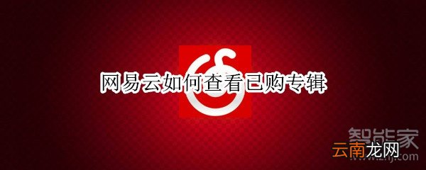网易云如何查看已购专辑