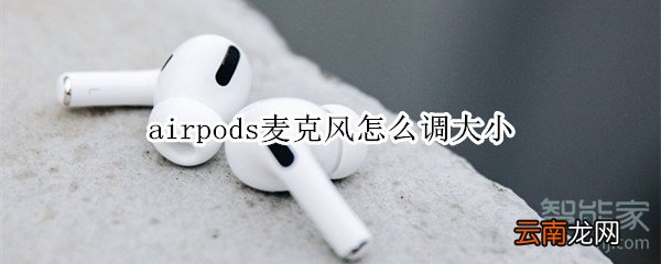airpods麦克风怎么调大小