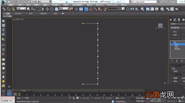 3DMAX建模六楞柱子模型操作过程