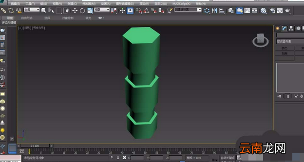 3DMAX建模六楞柱子模型操作过程