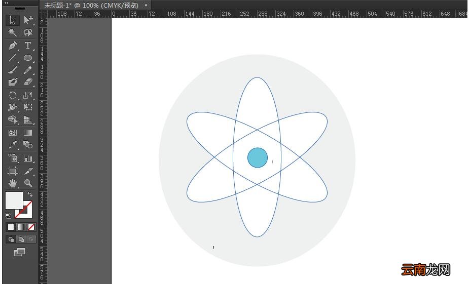 ai制作科学标志logo操作流程