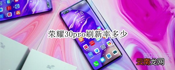 荣耀30pro刷新率多少
