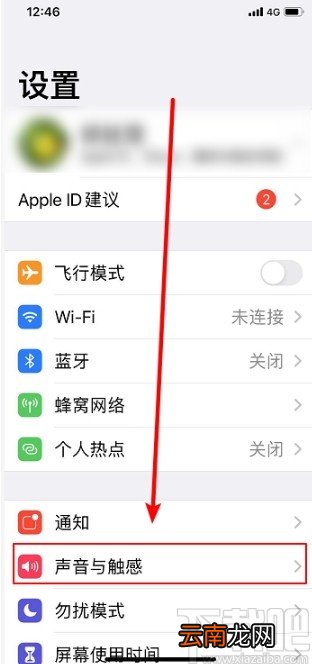 苹果手机关闭铃声振动的方法