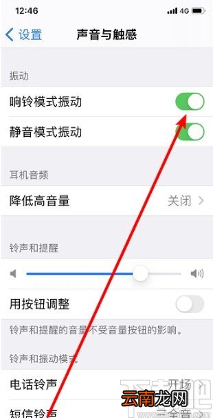 苹果手机关闭铃声振动的方法