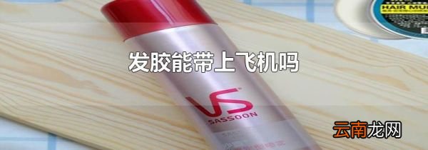 发胶能带上飞机吗