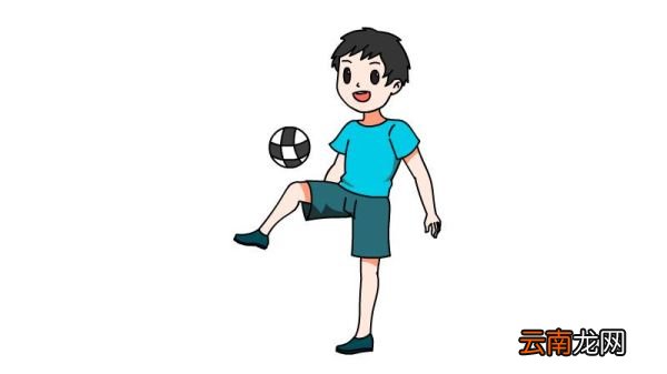 踢球简笔画怎么画怎么画踢球简笔画