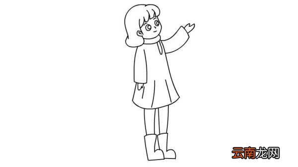 漫画女孩简笔画怎么画