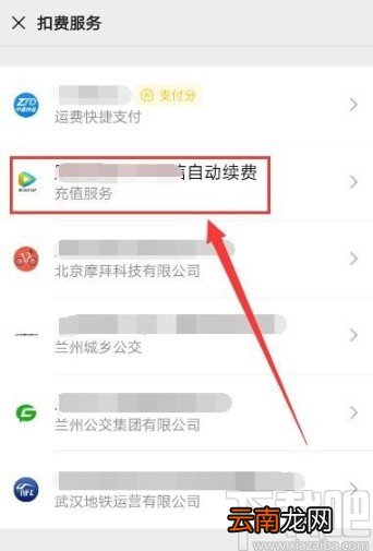 微信APP停止自动续费服务的方法