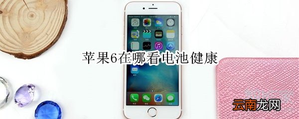 苹果6在哪看电池健康