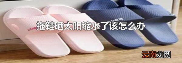 拖鞋晒太阳缩水了该怎么办