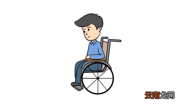 残疾人简笔画步骤残疾人简笔画教程