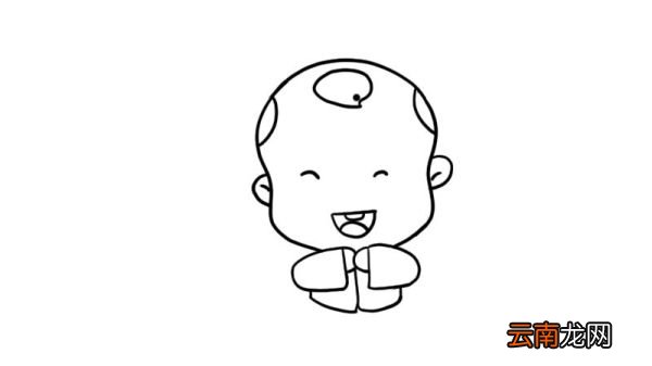 拜年简笔画