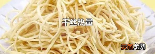 干丝热量