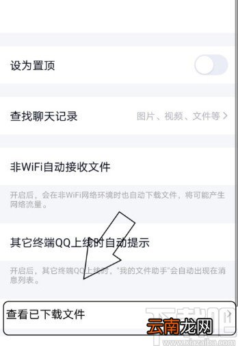 手机QQ查看下载文件的方法步骤