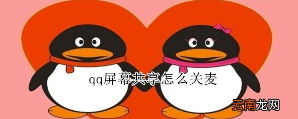 qq屏幕共享怎么关麦
