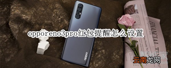 opporeno3pro红包提醒怎么设置