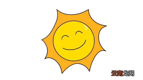 可爱的小太阳简笔画画法可爱的小太阳简笔画教程
