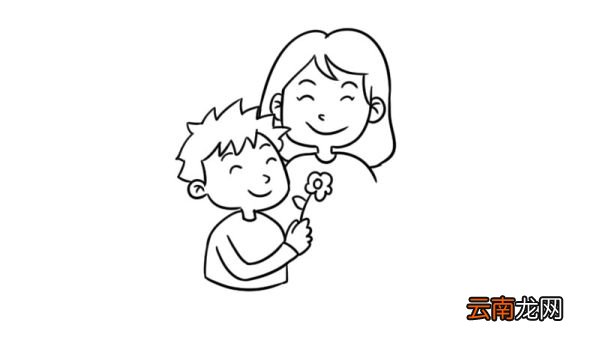 妈妈辛苦了简笔画怎么画妈妈辛苦了简笔画步骤