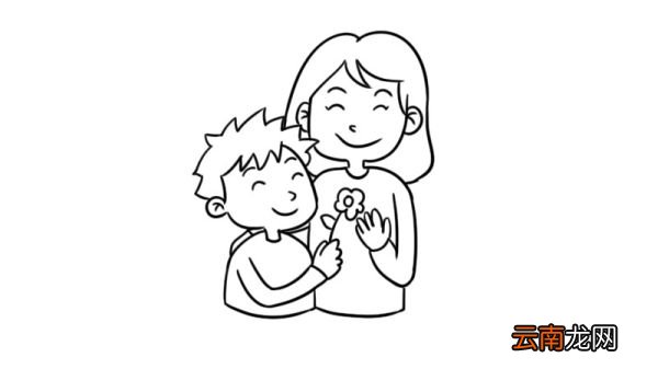 妈妈辛苦了简笔画怎么画妈妈辛苦了简笔画步骤