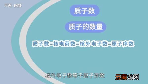 质子数等于什么 质子数等于什么数