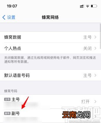 iPhone 11关闭副卡的操作方法