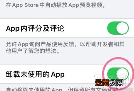 iPhone关闭卸载未使用APP的方法