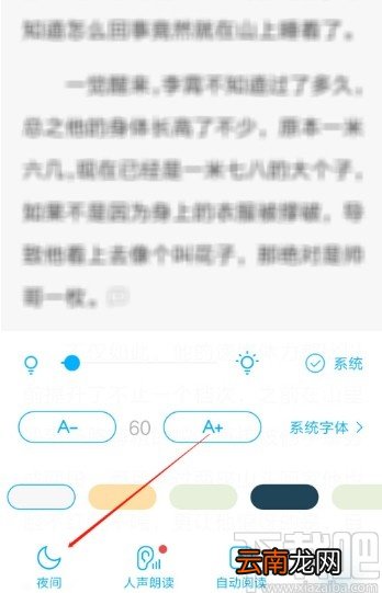 QQ阅读APP开启夜间模式的方法